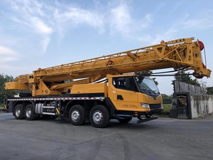 Grue mobile chinoise neuve 58m 50 tonnes, grue sur camion hydraulique avec moteur, engrenage, roulement, composants principaux - Product Image 4