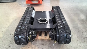 OEM/<span class=keywords><strong>ODM</strong></span> Gummiketten-Fahrwerk für Baumaschinen-Teile für Raupenroboter, Bagger, Bohrgeräte und Plattformlösungen - Product Image 2