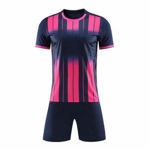 Uniforme de fútbol de moda Diseño personalizado Uniforme de fútbol unisex Uso al aire libre Kit de fútbol de poliéster 100% - Product Image 1