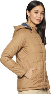 Veste longue matelassée d'hiver pour femmes de grande taille Veste matelassée à la mode légère et coupe-vent surdimensionnée Veste longue matelassée pour femmes avec capuche - Product Image 2