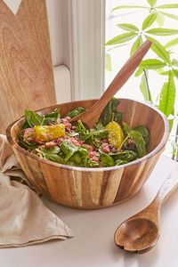 ชามสลัดไม้ทำมือขนาดใหญ่ |   ไม้ธรรมชาติรักษ์โลก |   โรงงานขายส่งจำนวนมาก - Product Image 2