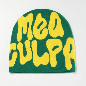 Gorros de invierno personalizables, gorros hechos en fábrica, gorro de punto de alta calidad, gorros de invierno de alta calidad para hombres en blanco - Product Image 3