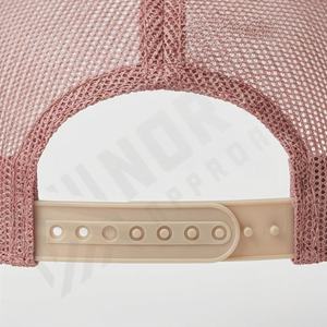 หมวกแก๊ปเบสบอลลำลองแบบตาข่ายครึ่งใบ ปรับขนาดได้ 6 แผง รุ่นสปอร์ต ทรัคเกอร์ ปี 2025 ขายส่ง รับสกรีนโลโก้สีตามสั่ง สำหรับผู้ชาย ผู้หญิง เดินทาง ระบายอากาศได้ดี - Product Image 6