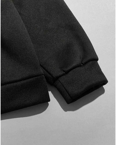 Chándal de bloque cómodo de 2 piezas de alta calidad para hombre de talla grande personalizado, traje de Color liso bordado para temporada de otoño - Product Image 3