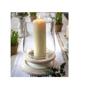 Bougeoir en verre de conception standard pour la décoration intérieure Bougeoir en cire de verre pour décoration festive en verre, de haute qualité, pot à bougie - Product Image 5