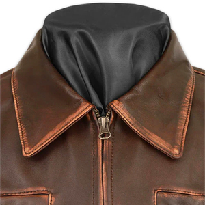 Custom Made High Quality <b>Genuine</b> <b>Leather</b> <b>Jacket</b> For Men At Wholesale Price Custom Embroidery <b>Leather</b> Winter <b>Jacket</b> For Men - Product Image 3