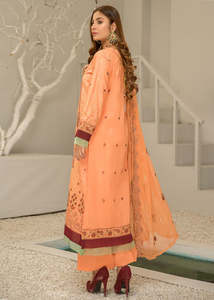 ชุดชัลวาร์ Kameez ปักลายสไตล์ปากีสถานและอินเดียคอลเลกชั่นสนามหญ้าแบบหรูหราใหม่ - Product Image 4