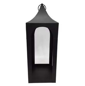 Handmade Matt Black Stainless Glass <b>Lantern</b> <b>Candle</b> Holder Stand <b>for</b> Home & Christmas Decor Outdoor Wedding Use - Product Image 6