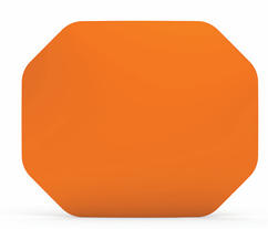 CUBIERTA DE PANEL FRONTAL DE ALUMINIO DECORATIVO NARANJA/ Tipo de Pared Descentralizado Zephyr Clean Air de Alta Eficiencia a Prueba de Polvo HRV - Product Image 2