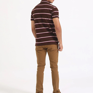 เสื้อโปโลสำหรับผู้ชายผ้าฝ้าย100% ระบายอากาศได้เสื้อผ้าพลัสไซส์ปรับแต่งได้ - Product Image 2