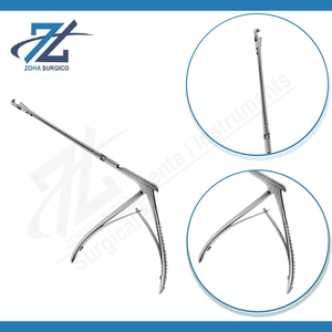 Haute qualité Hajek Antrum poinçon manuel 197mm Long 5mm mâchoire Instruments chirurgicaux en acier inoxydable fabricant certifié CE - Product Image 3