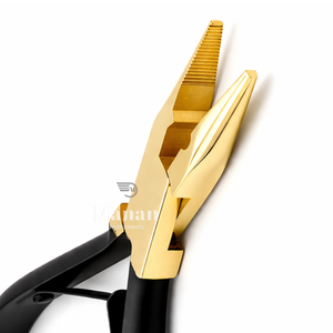 Pinzas para Extensiones de Cabello, Herramienta de Anillo Micro Nano, Herramienta de Prensado y Extracción, Agarre Antideslizante, Herramienta Profesional para Salón de Belleza - Product Image 6