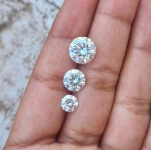 เพชรโมอิสทรงกลมสีขาว4 CT ขนาด10มม. ทำด้วยมืออย่างดีเยี่ยมสำหรับทำเครื่องประดับเพชรโมอิสซาไนต์และเครื่องประดับตามสั่ง - Product Image 6