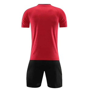 Soccer Uniform 100% Polyester Short Sleeve Wholesale Price Custom Size Lightweight Breathable <b>Men</b> - Product Image 3