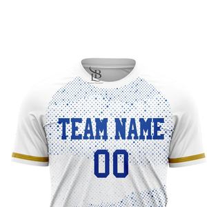 Nueva Camiseta de Fútbol Unisex Personalizada de Alta Calidad, 100% Poliéster, Secado Rápido, Transpirable, Servicio OEM Personalizado - Product Image 2