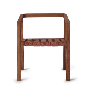 Minimalist Modern Scandinavian Natural <b>Teak</b> Dining <b>Chair</b> for Dining Room Home Living Apartment or Villa Hotel - Product Image 5