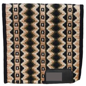 Western Horse Saddle pad Show Blanket NUEVA ZELANDA LANA personalice su diseño Alfombra de lana de calidad premium - Product Image 4