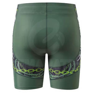 Pantalones Cortos Deportivos de Compresión para Hombre, Diseño Totalmente Personalizable, Cintura Media, Corte Ajustado, Estilo Urbano, con Técnicas de Impresión, Servicio OEM - Product Image 3