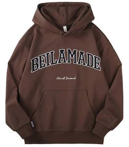 Sweats à capuche de poche de haute qualité avec broderie de lettres-Sweats à capuche pour hommes nouveau style noir - Product Image 3