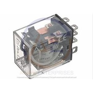 รีเลย์แม่เหล็กไฟฟ้า 8 ขา สำหรับ Omron LY2N-24VDC แบบ 2 โพล ขนาดเล็ก รองรับโหลดหน้าสัมผัสกำลังสูง สำหรับแผงควบคุม - Product Image 2