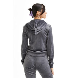 Customized Breathable Quick Dry <b>Velour</b> Hooded Women's Hoodies Windproof <b>Sweatshirts</b> Autumn Season OEM Service Custom Logo - Product Image 6