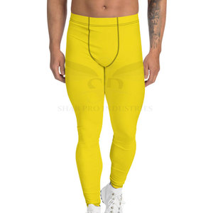 Nouveau Style Hommes MMA Leggings Couleur Unie MMA Leggings À Vendre Fabriqué Au Pakistan MMA Leggings - Product Image 1