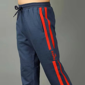 Tissu molletonné en coton pour hommes pantalon épais et chaud texture respirante confort parfait pour la course à pied et l'entraînement en plein air - Product Image 1