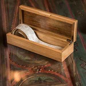 Caja Boneinlay hecha a mano con acabado de laca, caligrafía árabe e incrustaciones de fregona, embalaje de regalo islámico moderno ecológico - Product Image 4