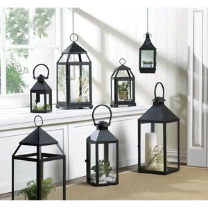 Metal <b>Decorative</b> <b>Lantern</b> for Home Indoor Outdoor Candle Holder | Elegant Tabletop <b>Lantern</b> for Parties, Events & Festive Decor - Product Image 1