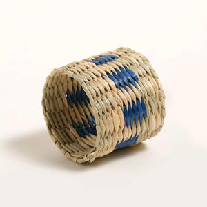 Anillo de Servilleta de Pasto Marino Natural Rústico al por Mayor, Porta Servilletas de Pasto Marino Hecho a Mano, Decoración de Mesa Natural para Cenas Festivas - Product Image 2