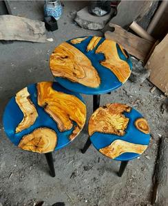 Mesa de centro epoxi de resina de diseño moderno de la mejor calidad, muebles de decoración de lujo hechos a mano a precio de fábrica para comedor - Product Image 2