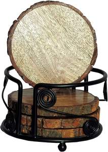 Posavasos de madera hechos a mano de alta demanda perfectos para mesas de Centro y uso en la cocina disponibles al mejor precio - Product Image 3