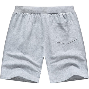 Shorts de course de gymnastique d'été pour hommes élégants Logo en relief 3D High Street Sport Biker Shorts à vendre Motif solide brodé - Product Image 5