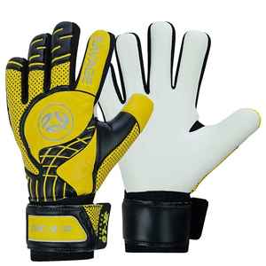leather made goalkeeper <b>gloves</b> Customizable Premium Leather Goalkeeper <b>Latex</b> Grip personalized fit Wholesale Soccer - Product Image 1