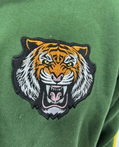 Venta al por mayor personalizado 400 GSM polar doble cremallera cordón Sudadera con capucha verde algodón mezclado cremallera Sudadera con capucha para hombres OEM personalizable - Product Image 6