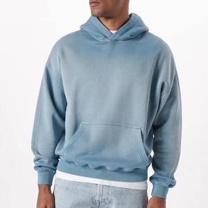 Pull à capuche 100% coton de qualité supérieure pour hommes, haut décontracté avec col à capuche au design personnalisé, mode hivernale, personnalisable par OEM - Product Image 4