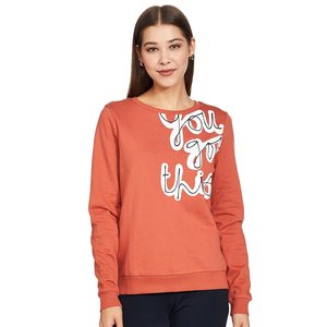 สเวตเชิ้ตพิมพ์ลายการ์ตูนสำหรับผู้หญิงสินค้าออกใหม่เสื้อสเวตเตอร์ผู้หญิงผ้านุ่มคอกลมมีสไตล์ดีไซน์ตามสั่ง - Product Image 1