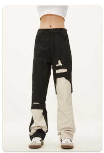 Jeans de Invierno para Hombre, Diseño Nuevo, Holgados, Rectos, Ligeros, Estilo Gótico Hip Hop, Última Tendencia, Mezclilla Lavada de la Mejor Calidad - Product Image 3