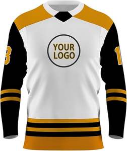 Le plus populaire concevez votre propre logo uniforme de hockey sur glace grande taille pour adulte - Product Image 4