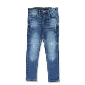 Pantalones para niños al por mayor de estilo único para la venta en línea, pantalones vaqueros rectos personalizados con su propio diseño - Product Image 1