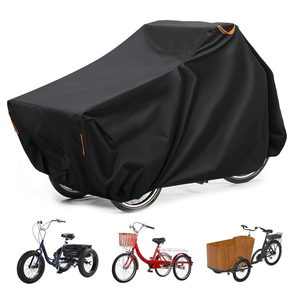 Bâche de garage <span class=keywords><strong>pour</strong></span> vélo imperméable, résistante aux UV et aux déchirures, 420D, housse de vélo cargo - Product Image 1