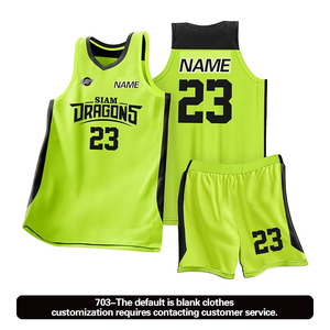 ชุดกีฬาสำหรับเด็กชุดบาสเก็ตบอลชุดกีฬาของทีมพิมพ์ชื่อโลโก้ตามสั่ง - Product Image 6