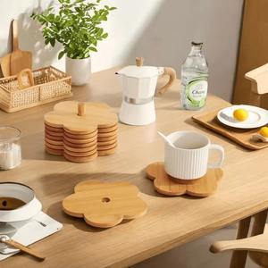 ชุดแผ่นรองน้ำชาและเครื่องดื่มที่ทนทานสำหรับโต๊ะในบ้านพร้อมโลโก้ที่วางแบบปรับแต่งได้ - Product Image 6