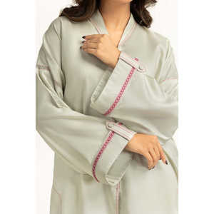 ชุดลำลองแบบเซ็ต IPST-55305-A ผ้าซาตินวิสโคสย้อมสี - Product Image 5