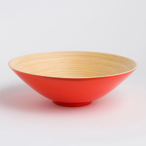 ชามไม้ไผ่ปั่นด้วยมือแบบยั่งยืนการรับประทานอาหารและการตกแต่งที่หรูหราเป็นมิตรกับสิ่งแวดล้อมงานฝีมือช่างฝีมือคุณภาพสูงจากเวียดนาม - Product Image 1