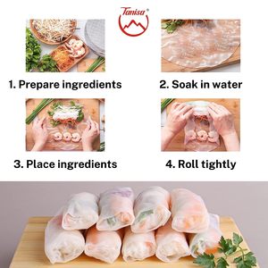 Chất lượng tuyệt vời xuất khẩu bán buôn thực phẩm Châu Á cho nhà nhập khẩu | Bánh tráng Việt cho cuộn tươi, chiên - Product Image 4