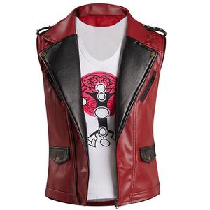 Chaleco de cuero sin mangas de alta calidad para hombre, ropa de calle informal de invierno de lona transpirable, servicio OEM, gran oferta para trajes - Product Image 1