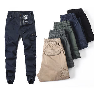 Pantalon cargo pour hommes de qualité supérieure dans un nouveau style avec multi-poches pantalon à cordon réglable et respirant pour hommes à bas prix - Product Image 1