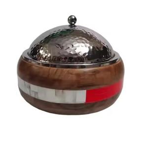 Casseroles de luxe de la meilleure qualité avec couvercle imprimé émaillé personnalisé Nouveau chauffe-plats Prix de gros disponible - Product Image 5