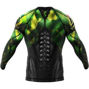 เสื้อยืดรัดรูปกีฬาแขนยาวสำหรับผู้ชายเสื้อแรชการ์ด - Product Image 3